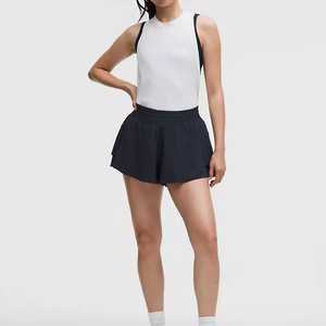 กางเกงออกกำลังกายผู้หญิงทรงปกติสำหรับขายส่ง มีกระเป๋าหลัง แห้งเร็ว ระบายอากาศได้ดี เหมาะสำหรับวิ่งและเล่นกีฬา - Product Image 1