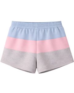 Sky Blue Pink <b>Grey</b> <b>Women</b> Lounge <b>Shorts</b> Elastic Waist Drawstring Soft Cotton Polyester Casual Sleepwear Summer Comfy <b>Shorts</b> - Product Image 4