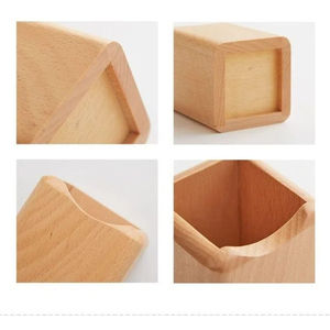 Eco-Friendly Wooden Pen Stand Organizer <b>for</b> <b>Desk</b> <b>Accessories</b> and Stationery Storage - Product Image 3