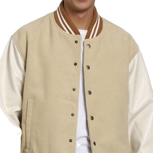 Custom Design Varsity Jacket for Winter with High Quality Embroidery Stand Collar Front Logo Casual Wear for Unisex 2026 - Product Image 1