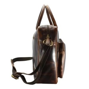 Bolsa de Viaje de Cuero Genuino para Hombre, Bolsa de Lona de Cuero Vacuno para Fin de Semana, Bolso de Mano para Viajes, Actividades al Aire Libre, Uso Diario C-S1 - Product Image 3