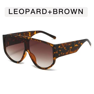 Wholesale <b>Plastic</b> Lunettes De Soleil Oversized One Piece Lens Fashion Sun <b>Glasses</b> Vintage Retro Women Men Shades Sunglasses 2025 - Product Image 3