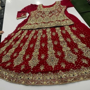 Pakistan Indian Beautifully Designed Bridal <b>Wedding</b> Dress Hot Selling Fancy Dress With GOTA ADDA KORA DABKA Work - Product Image 3