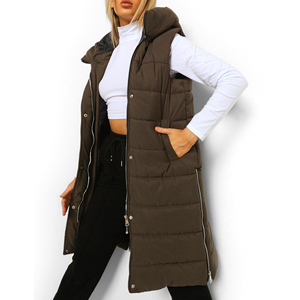 Solid International Beautiful Design Heavy Padded All Weather Protected Soft Touch <b>Longline</b> Winter Overcoat <b>Men</b> Hooded - Product Image 5