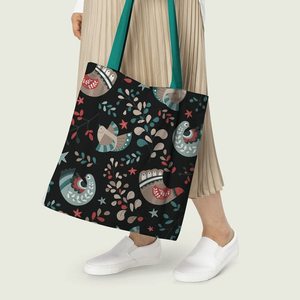 Sac fourre-tout en polyester écologique en gros avec logo personnalisé imprimé, fermeture à cordon, design mignon pour femmes et filles - Product Image 4