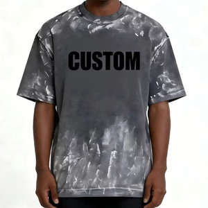 Camiseta Extra Grande Personalizada con Efecto Lavado al Ácido, 100% Algodón, Material de Primera Calidad, Efecto Lavado al Ácido de Alta Calidad, Unisex - Product Image 2
