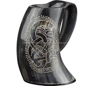 Nuevo Diseño de Jarra Vikinga para Beber, Estilo Animal Pulido, Material Orgánico, Artesanía Portátil para Decoración del Hogar - Product Image 4