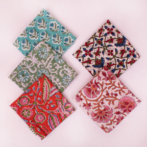 Natural Cotton Multicolour Bandana Block Printed Soft <b>Head</b> Neck <b>Wrap</b> For Travel Outdoor Fashionable Womens Men Accessories - Product Image 2