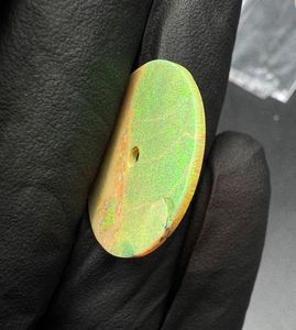 หน้าปัดนาฬิกาโอปอลสังเคราะห์ ขนาด 31.50 มม. ขัดเงาด้านเดียว หนา 0.7 มม. รูตรงกลาง 2 มม. a K Gems GMC-1008W - Product Image 5