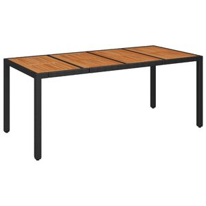 Juego de Comedor para Jardín Color Negro Crema - Product Image 5