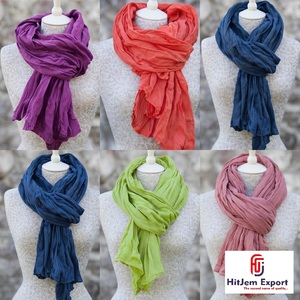 Premium Soft Lightweight <b>Scarf</b> Fabric Manufacturer Custom Cotton Viscose Polyester OEM ODM Bulk Supplier - Product Image 6