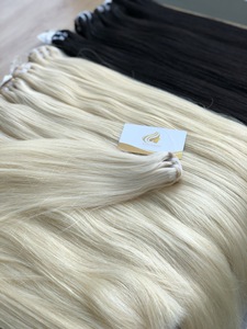Extensiones de Cabello Liso Tejido a Máquina, Blanqueadas, al por Mayor, 100% Cabello Humano Virgen Vietnamita, Doble Trama - Product Image 2
