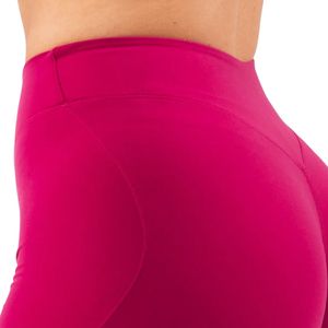 <b>Women's</b> Pink Mid Rise Biker <b>Shorts</b> Stretch <b>Compression</b> Workout Gym Training Running Yoga Fitness Activewear Performance Sports - Product Image 3