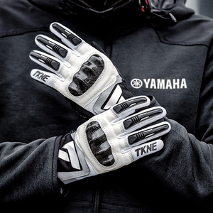 Gants de moto en cuir de protection externe, nouvelle conception professionnelle, pour hommes et femmes, pour la course à moto - Product Image 5