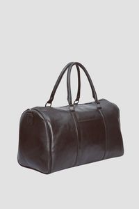 Bolsa de Viaje Unisex de Cuero, Gran Capacidad, Cierre de Cremallera, Correa Ajustable, Estilo Clásico, Color Marrón - Product Image 4