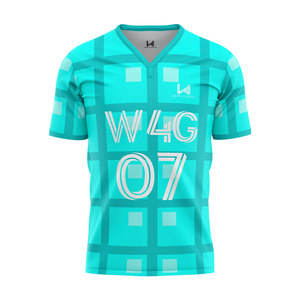 Maillot de football professionnel personnalisé pour femmes, design avec nom d'équipe, respirant, haute qualité, anti-bactérien, séchage rapide - Product Image 4