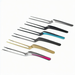 Ensemble de pinces de chef Altomme Instruments en acier inoxydable robuste pour la cuisson au barbecue, la présentation culinaire, la garniture et l'utilisation en restaurant - Product Image 5