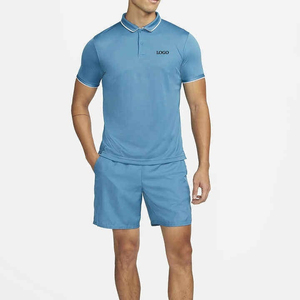 Conjunto de Polo para Hombre 2026 de Diseño Casual de Verano, Personalizado, Precio Mayorista de Pakistán, con Pantalones Cortos de Poliéster Ajustables y Transpirables - Product Image 1