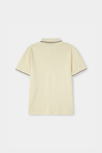 Camisa polo para hombre de ajuste cómodo, de algodón, manga corta, con cuello, transpirable, para verano, de corte ajustado, elegante, informal y para uso en la oficina. - Product Image 3