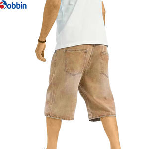 กางเกงยีนส์เดนิมผู้ชายทรงเอวสูง 100% ผ้าฝ้าย สไตล์วินเทจลำลองทันสมัย ดีไซน์ใหม่ หลายสี ไซส์ใหญ่ แต่งสีทอง - Product Image 5