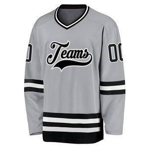 Maillots de hockey sur glace personnalisés en gros |   Fabricant OEM ODM |   Uniformes d'équipe imprimés |   Logo personnalisé Nom Numéro |   100% - Product Image 2