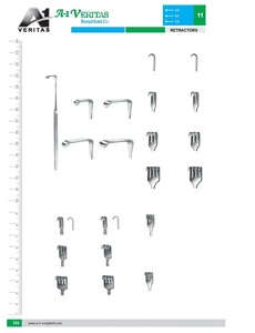 Ensemble d'instruments chirurgicaux VERITAS de haute qualité en acier inoxydable, mini-retracteur Langenbeck A-1 |   Réutilisable, certifié ISO 13485 - Product Image 5