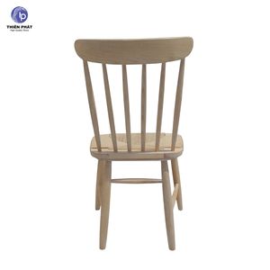 Silla de Comedor Moderna de Madera Maciza de Fresno Escandinavo con Veteado Natural - Ideal para Proyectos de Hogar, Restaurantes y Hoteles - Product Image 4