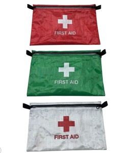 Trousse de premiers secours portable, légère et durable, en polyester Oxford vert, avec fermeture éclair, sac médical pour les voyages, la voiture et l'extérieur - Product Image 4