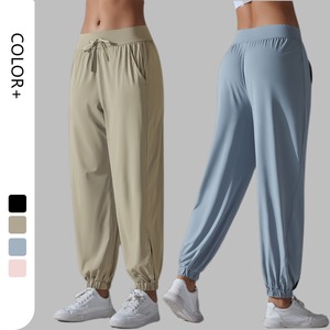 Custom Logo Women Casual Pants Stylish Outdoor <b>Work</b> Training <b>Trousers</b> with Pockets - Product Image 2