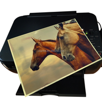 Papier autocollant en vinyle imprimable à jet d'encre doré adhésif chromé Vinyle doré poli en PP pour une utilisation en extérieur