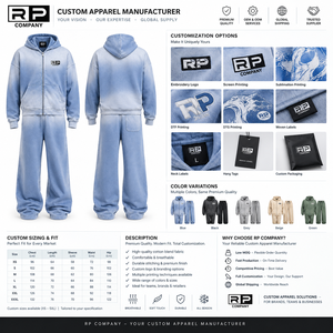 Ensemble de survêtement vintage surdimensionné délavé au soleil, en coton épais délavé à l'acide, avec sweat à capuche zippé et pantalon de jogging à jambe large – Prix de gros - Product Image 4