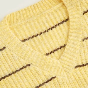 Suéter de Punto Estilo Universitario, Jersey con Patrón, Estilo Vintage, Prenda Cálida para Invierno, Transpirable, para Boutique - Product Image 6