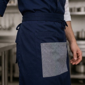 Uniforme de Chef, Conjunto Completo de 4 Piezas, TR Spandex, Transpirable, Antipilling, Uniforme de Cocina - Product Image 4