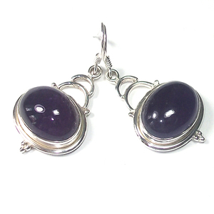 High Design Bohemian Energy 925 Sterling Silver Natural Red Stone Gypsy Drop Earrings Spiritual Passion Trendy Shine - Product Image 4