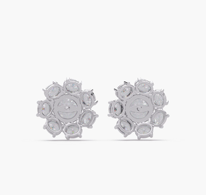 Pendientes de Diamantes Cultivados en Laboratorio a Precio de Fábrica, Certificados por IGI, Joyería Personalizada para Mujer, Corte Brillante, Claridad VVS, Color F, Oro - Product Image 5