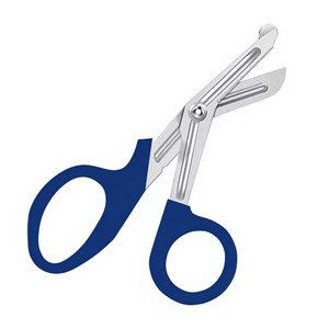 Ciseaux de traumatologie pour infirmières, premiers secours, 5,5 pouces, bleu marine, acier inoxydable allemand, pour bandages d'urgence médicale, utilitaire, pour EMT et paramédicaux - Product Image 2