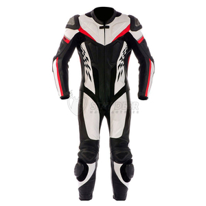 Équipement de course moto, design ergonomique, panneaux extensibles, tenue de compétition professionnelle - Product Image 5