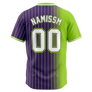 Camiseta de béisbol para hombre, diseño personalizado, ligera, transpirable, ropa deportiva ideal para prácticas de equipo - Product Image 6