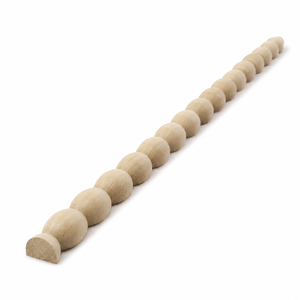 Moulures décoratives en tilleul massif pour armoires de cuisine, garnitures en bois sur mesure pour la décoration de meubles, moulures en bois massif - Product Image 1
