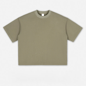 Camiseta Blanca Extra Grande de Alta Calidad para Hombre, Cuello Redondo, Hombros Caídos, Algodón Grueso, Estilo Casual, Naimat Abbas Industries - Product Image 3