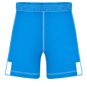 Conjunto de Uniforme de Rugby de Manga Corta en Azul Cielo, Blanco y Gris, Jersey de Rugby con Cuello Redondo y Diseño Gráfico, Pantalones Cortos con Cordón, Ropa Deportiva para Equipo - Product Image 6