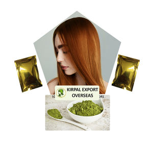 Excellente qualité sans ammoniaque 3X tamisé semi-permanent vert à base de plantes Mehandi henné sans PPD longue durée beauté cosmétique naturelle - Product Image 1