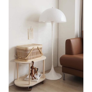 Cesta de pícnic hecha a mano de bambú de alta calidad, canasta de mimbre tejida a mano, ecológica con mango para actividades al aire libre, Color Natural - Product Image 5