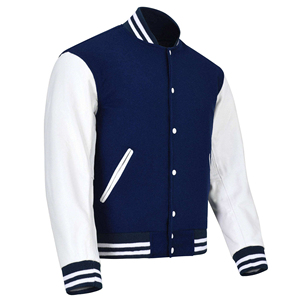Modern Varsity Look College Baseball Varsity <b>Jacket</b> Custom Embroidery OEM Urban Sportswear All-Season Wear <b>Jacket</b> for <b>Men</b> - Product Image 5