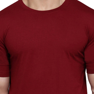 T-shirts sportifs pour hommes à séchage rapide avec logo personnalisé, vente en gros, t-shirts en coton de haute qualité, couleurs unies, t-shirts décontractés pour hommes - Product Image 3