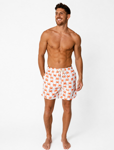 <b>Mens</b> Swim Shorts Quick Dry Breathable Animal Print Custom OEM ODM Manufacturer Supplier Lightweight Summer <b>Trunks</b> Drawstring - Product Image 1