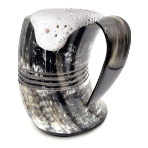 Premium Quality Handmade Eco-Friendly Natural Horn Mug with Large Capacity for Beer <b>Wine</b> & Beverage Drinking-Reasonable Price - Product Image 3