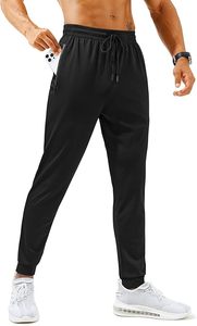 Mens Sweatpants with Zipper Pockets Lightweight Athletic Joggers for Workout Running Gym Track Casual Wear - Product Image 2