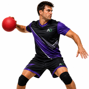 Camiseta de Dodgeball Sublimada Personalizada, Uniforme de Equipo con Cobertura Total, Camiseta Deportiva 3D, Logotipo Personalizado Impreso, Camiseta de Alto Rendimiento - Product Image 2
