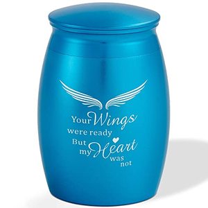 Heritage Aluminum <b>Keepsake</b> Funeral Cremation Urn <b>Memorial</b> Ash Container Featuring Elegant Surface Design And Fine Finish - Product Image 1